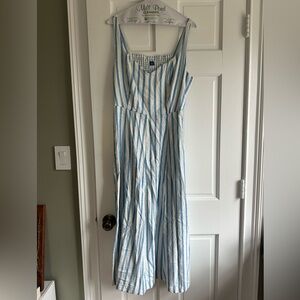 Old Navy Blue and White Stripes dress